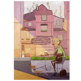 Старик и его собака