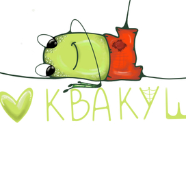 персонаж для кафе "квакуша"