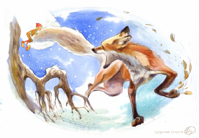 Борьба Нильса с лисом Смирре