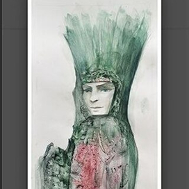 Серия иллюстраций по сказке Бажова "Каменный цветок"