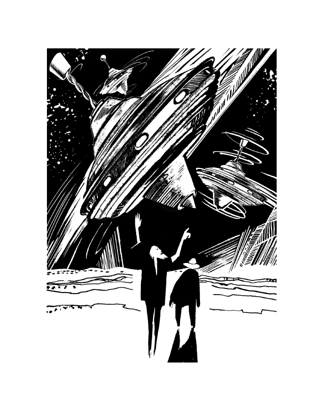 "Охотники Венеры" Дж.Г. Баллард, иллюстрации к рассказам, 2016 г.