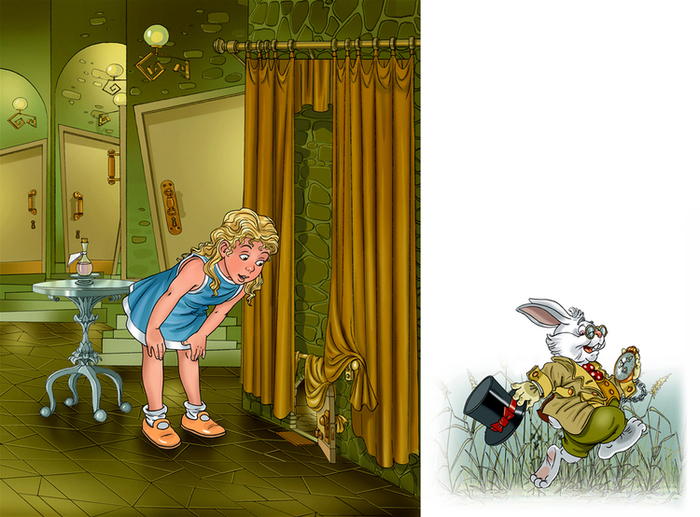 Алиса в стране чудес .