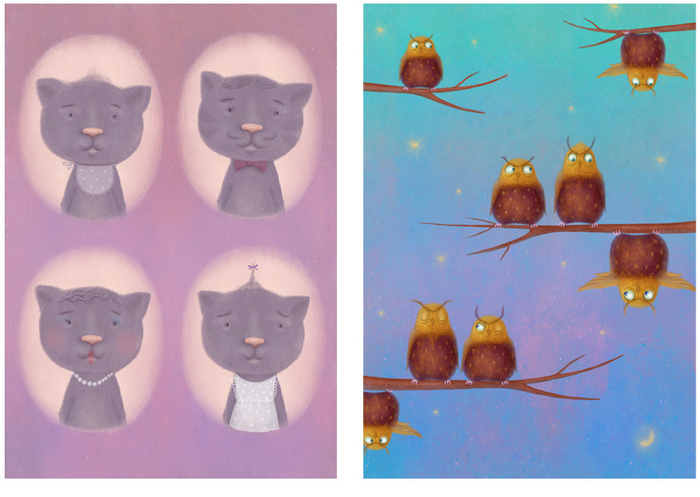 Открытки для магазина авторской игрушки ЛюбоZveri