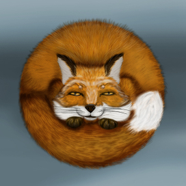 Лиса-подушка