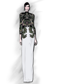 платье эскиз