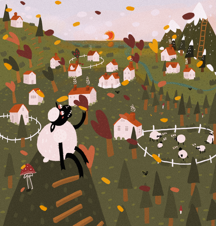 Вечерний листопад