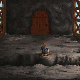 Эскиз к сказке Рони дочь разьойника