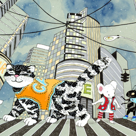 Иллюстрация к одной нью-йоркской сказке.