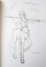 Жеребенок Кентавра (набросок)