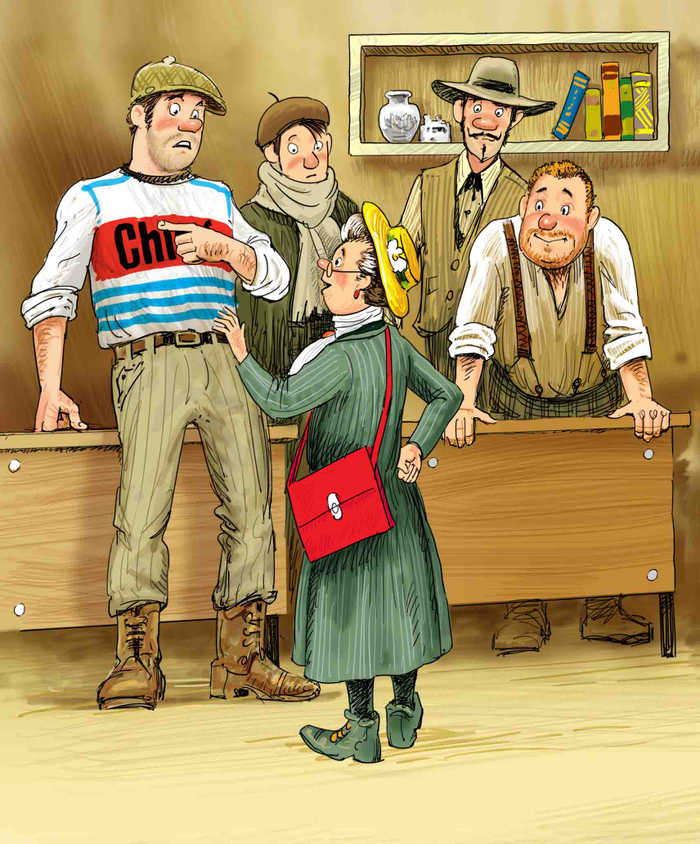 Иллюстрация к детективу стр. 14