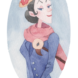 Серия иллюстраций к "Мэри Поппинс"