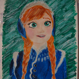 Анна. Персонаж мультфильма "Холодное сердце"