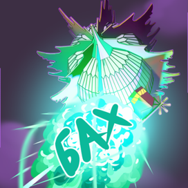 Кадр комикса - взрыв на дирижабле