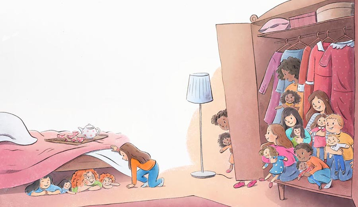 Прятки в шкафу