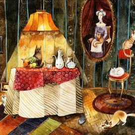 Хозяйка у соседки