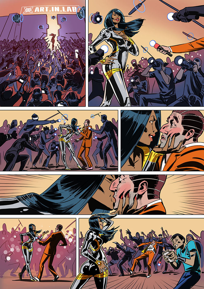 Страница комикса TFDF #11