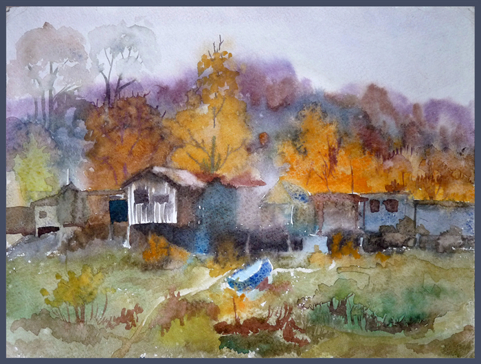 Осень в затоне