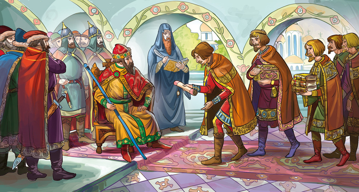 Ярослав принимает послов