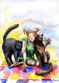 Триша и коты сэра Макса