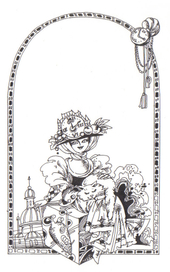 Черно-белые иллюстрации к сказкам и стихам для детей.