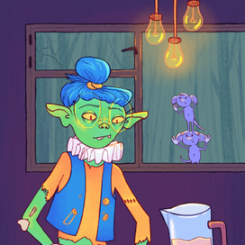 ZOMBIE MAKES A MILKSHAKE 