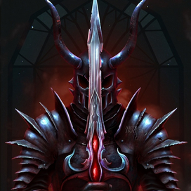 Иллюстрация Проклятого Рыцаря ⚔️