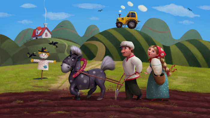 Для интерактивной книги "Весенний день"