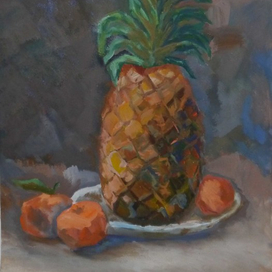 натюрморт с ананасом