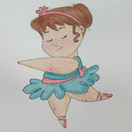 Милая пухлая балерина