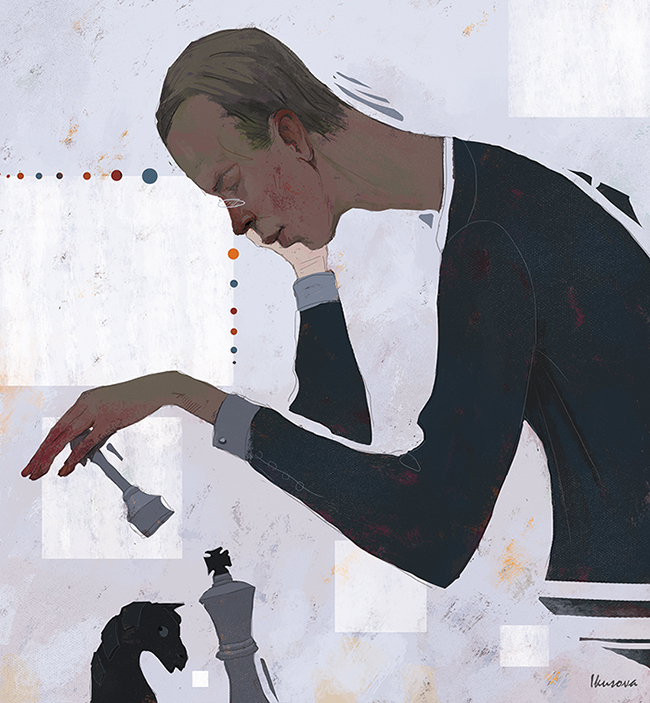 Серия "Сергей Прокофьев": за игрой в шахматы