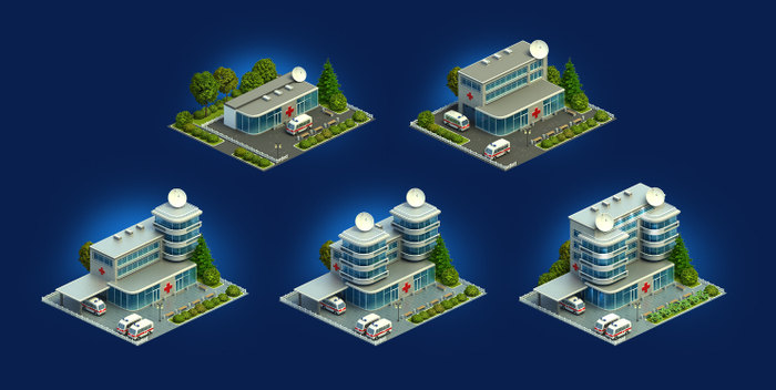 Строения для игры 11х11