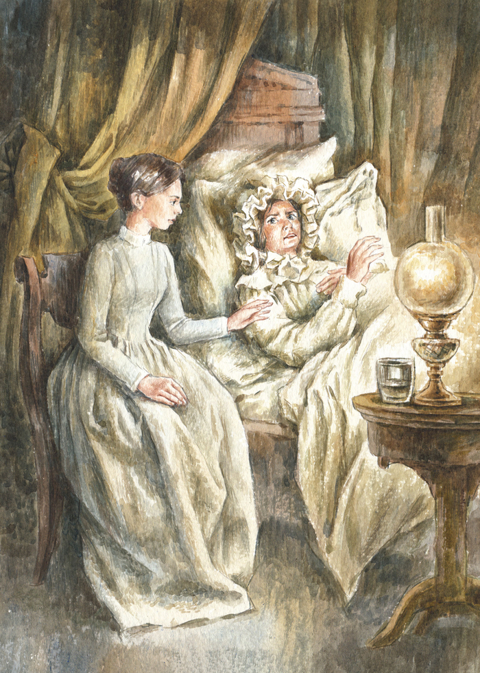 Джейн Эйр. Джен и умирающая миссис Рид