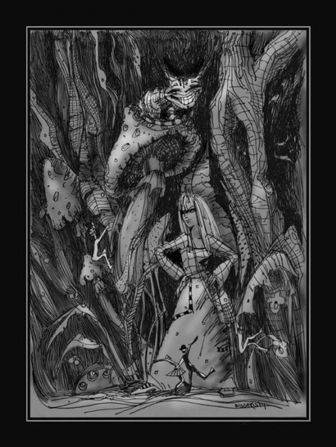 Алиса и кот в стране чудес