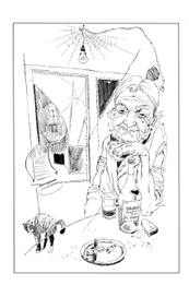 полосная иллюстрация Ж.Сименон "Цена головы"