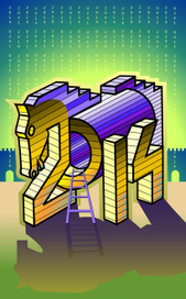 деревяный троянский конь 2014