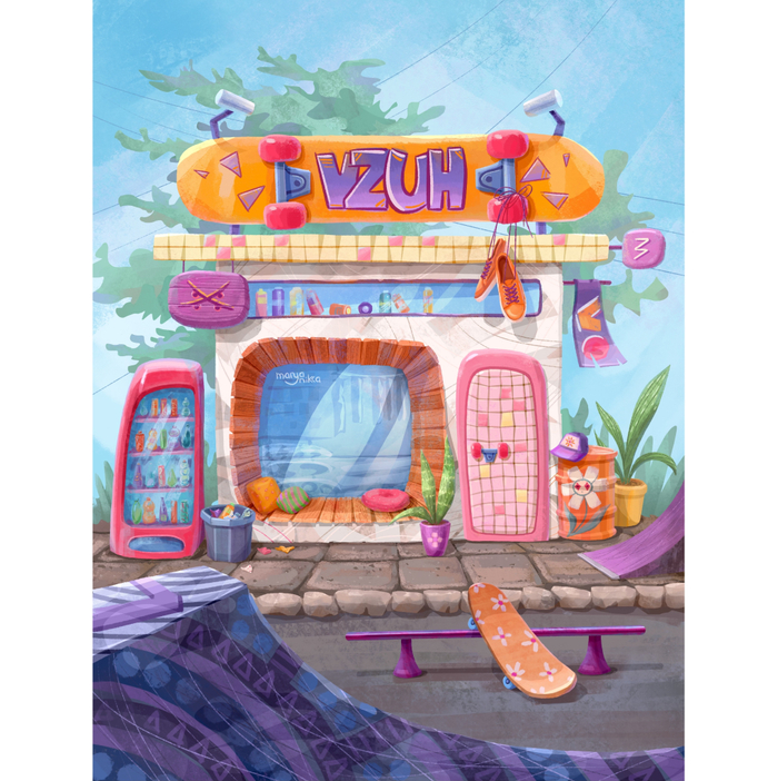 Vzuh - магазинчик скейтов