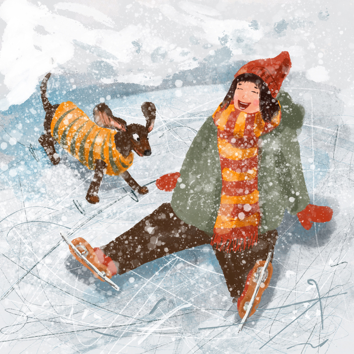 Иллюстрация для новогоднего оформления