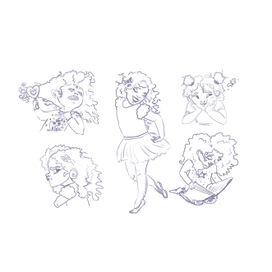 Дизайн персонажа - девочка