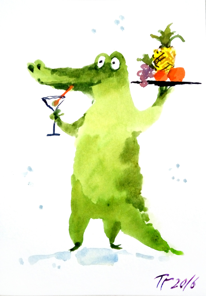 В Новый год и бармен пьян :)