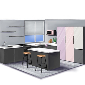 Кухня изометрия