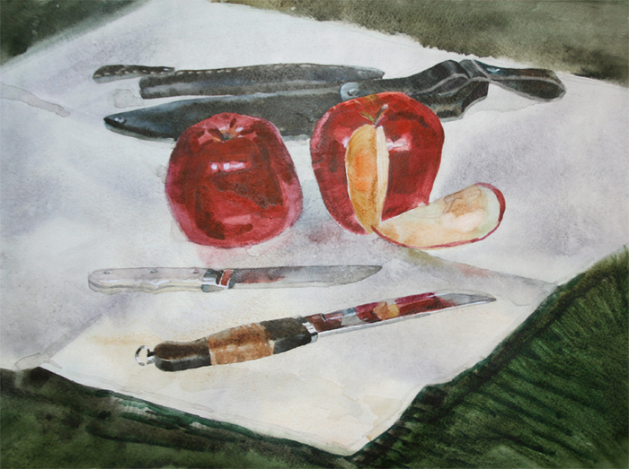 Ножи и яблоки