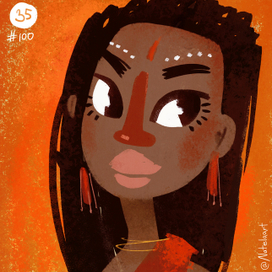 Быстрая. Чёрная. Оранжевая. #day35