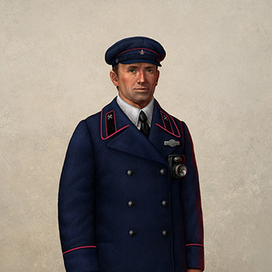 Проводник спального вагона прямого сообщения 1932