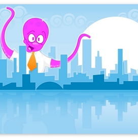 Oсьминог в Городе