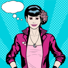 Поп арт персонаж