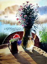 ,,Букет с полевыми цветами,,