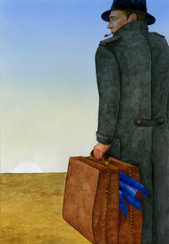 Иллюстрация к повести Д.И.Хармса "Старуха"