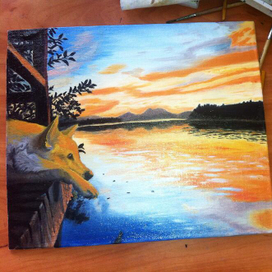 Каритина маслом