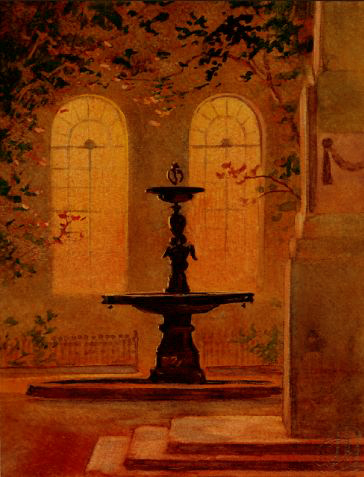 Румянцевский садик. Окна Академии Художеств.