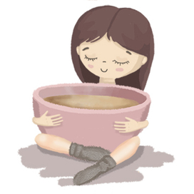 Девочка с кофе